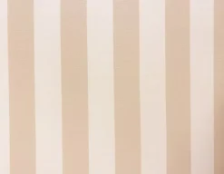 Signe Markedsparasol Ø200 med tilt - Hvid / Beige Stribet