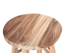 Skammel Ø35x40 - Classic Teak