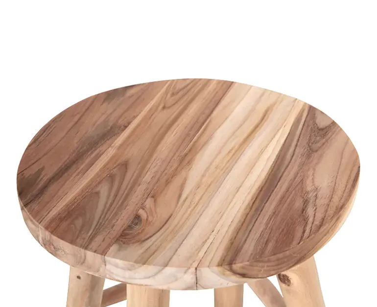 Skammel Ø35x40 - Classic Teak