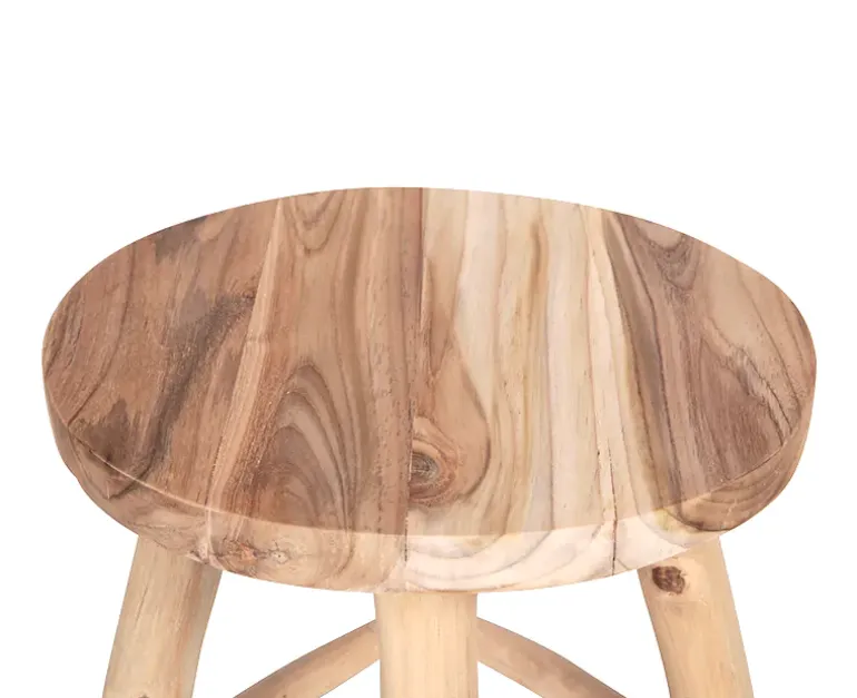 Skammel Ø35x40 - Classic Teak