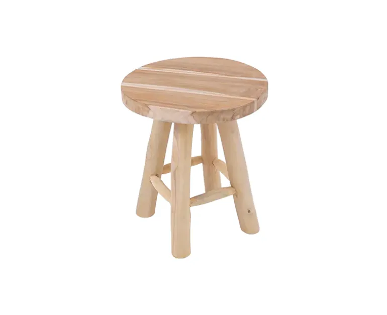 Skammel Ø35x40 - Classic Teak