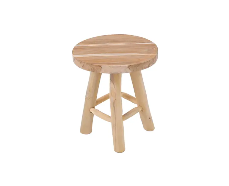 Skammel Ø35x40 - Classic Teak