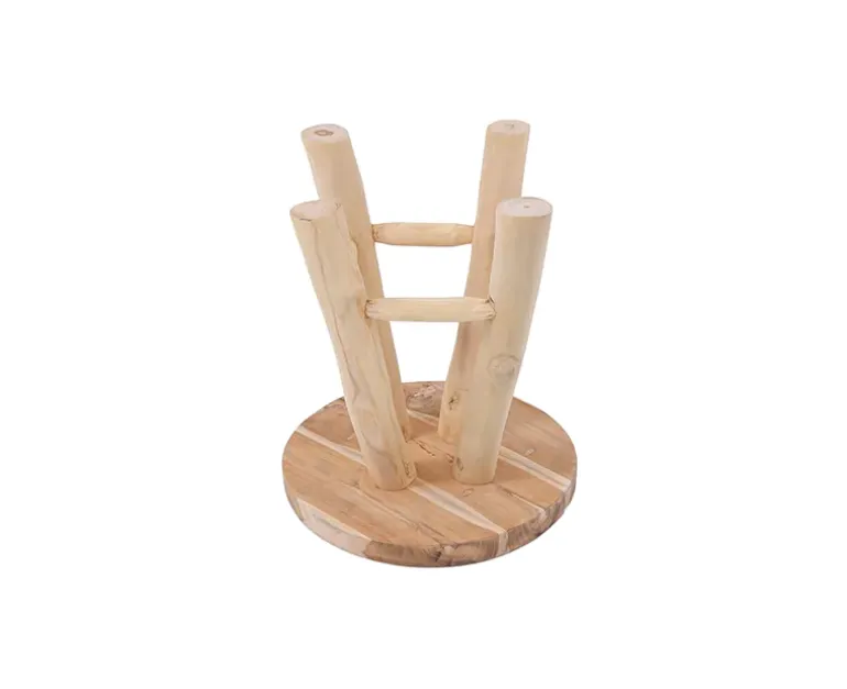 Skammel Ø35x40 - Classic Teak