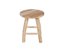 Skammel Ø35x40 - Classic Teak