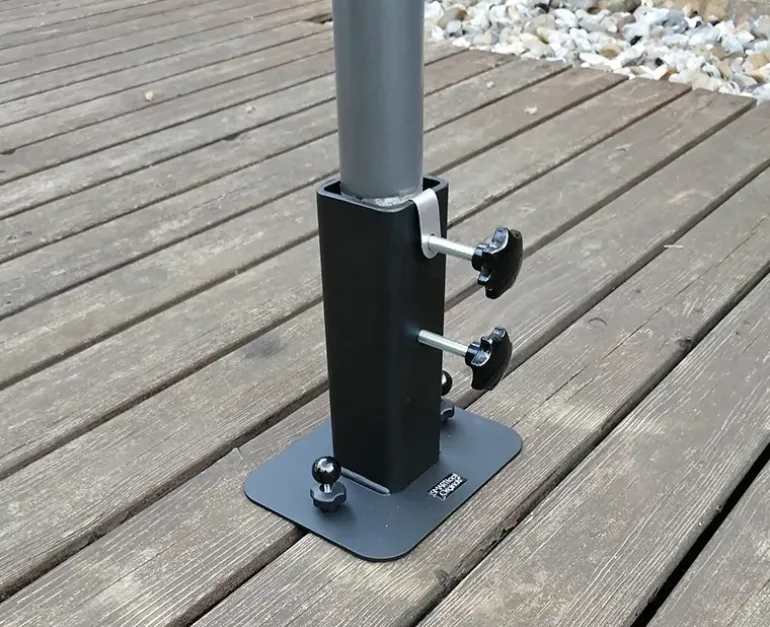 SMARTfoot parasolfod med T-lock - Sort