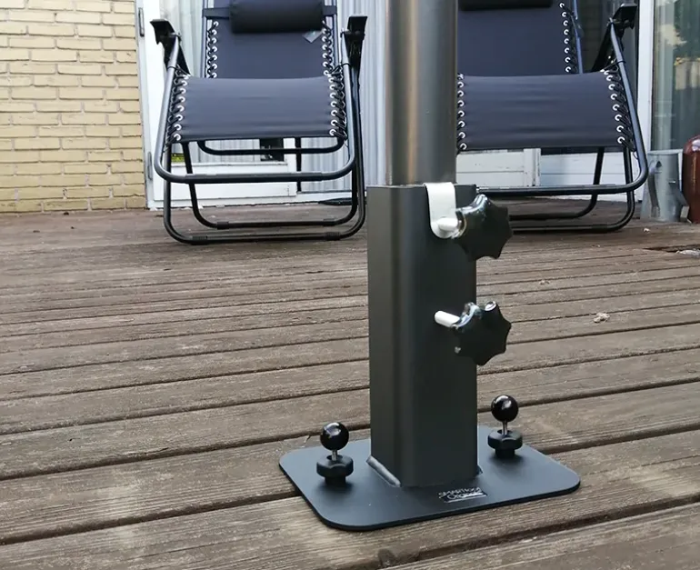 SMARTfoot parasolfod med T-lock - Sort