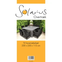 Solarius overtræk til havemøbelsæt 230x230x115 cm