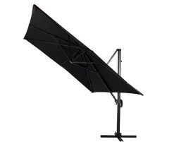 Solvej Hængeparasol 3x3 meter - Sort