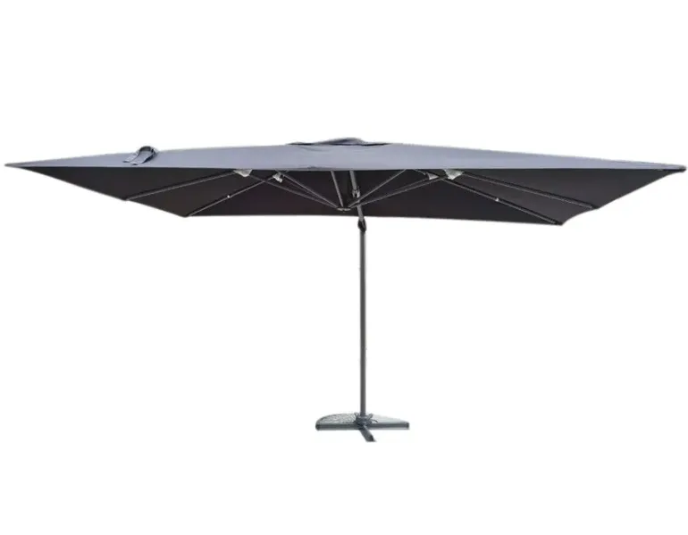 Solvej Hængeparasol 3x4 meter - Sort