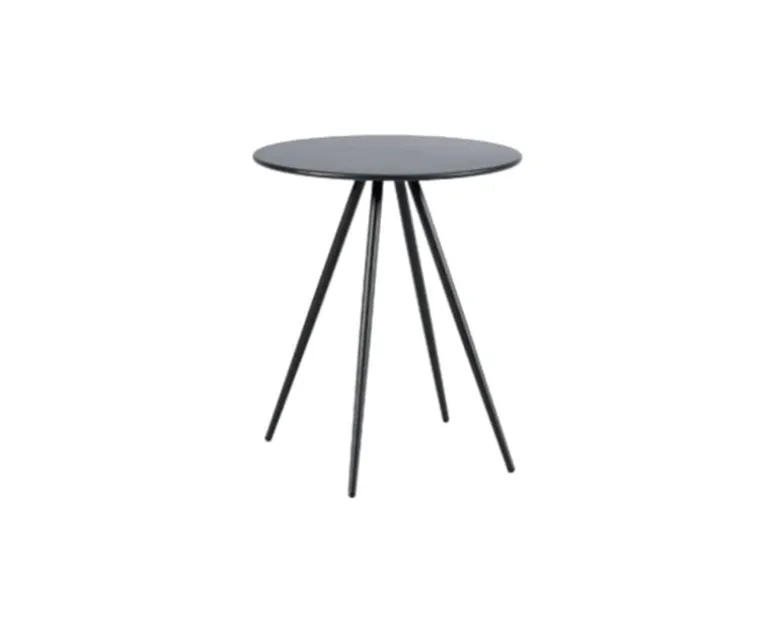 Vigga rundt sidebord - Sort